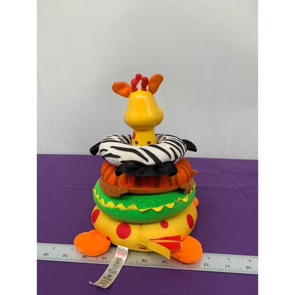 Fisher-Price Soft Safari Giraffe Ring Stacker 2007 Infant Toy - Picture 4 of 13
